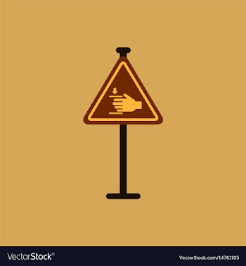 Hand drawn at car barrier road sign entrance by vector image