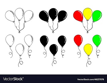 hand drawn ballon