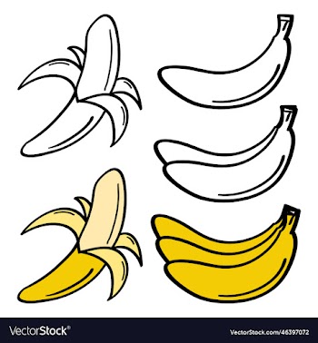 hand drawn banana icon