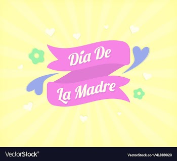 hand drawn beautiful dia de la madre lettering