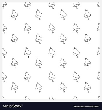 hand drawn bell seamless patterns