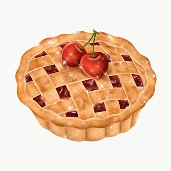 Hand drawn cherry pie design element | Free  transparent png - 2346206