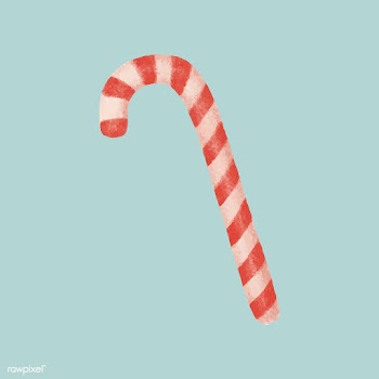 Hand drawn Christmas candy cane | Free stock vector - 488748