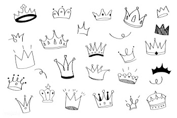 Hand drawn crowns | Free stock vector - 580387