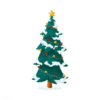 Hand drawn decorated Christmas tree illustrat.. | Free stock vector - 488803