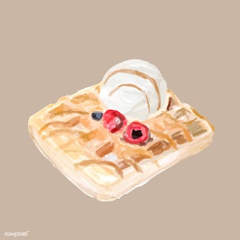 Hand drawn dessert watercolor style | Free stock vector - 393121