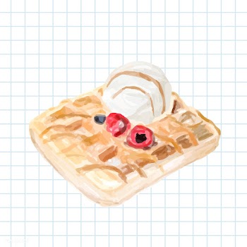 Hand drawn dessert watercolor style | Free stock vector - 393166
