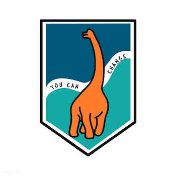 Hand drawn dinosaur with you can change quote.. | Free stock vector - 472277