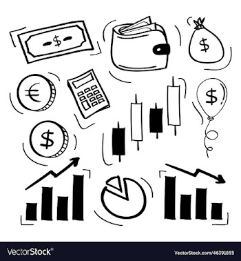 hand drawn financial icon
