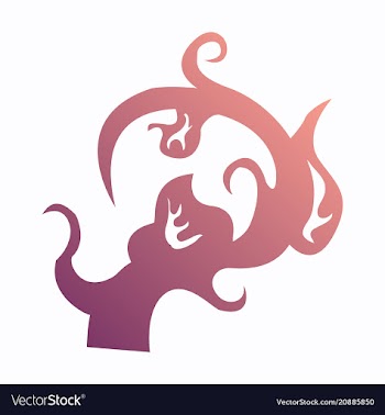 Hand drawn floral element plant vector image