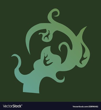 Hand drawn floral element plant vector image