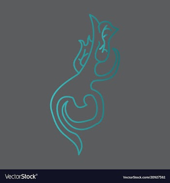 Hand drawn floral element plant vector image