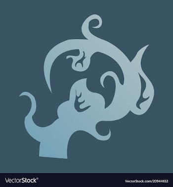 Hand drawn floral element plant vector image