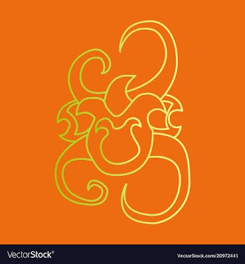 Hand drawn floral element plant vector image