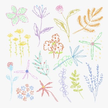 Hand drawn flower illustration, cute | Free PSD - rawpixel