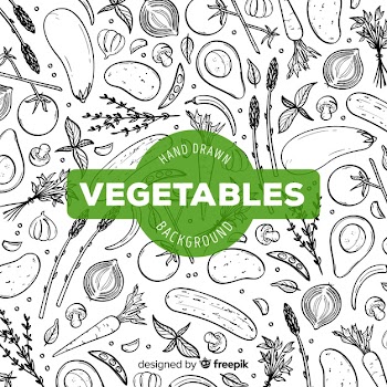 Hand drawn food background Free Vector