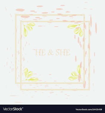 Hand drawn frame floral wreath with leaves for vector image