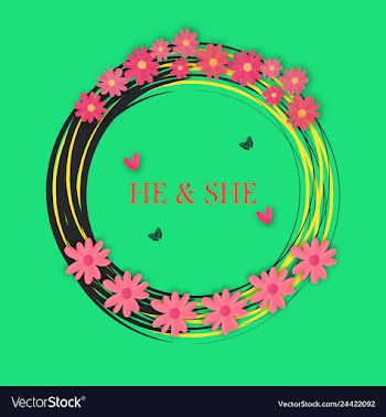 Hand drawn frame floral wreath with leaves for vector image