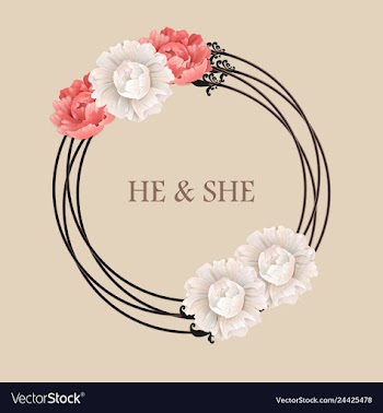 Hand drawn frame floral wreath with leaves for vector image