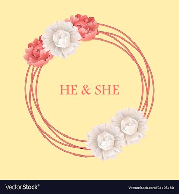 Hand drawn frame floral wreath with leaves for vector image