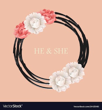 Hand drawn frame floral wreath with leaves for vector image