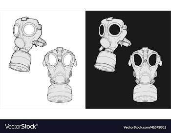 hand drawn gask mask