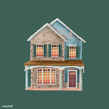 Hand drawn Halloween decorated house | Free stock vector - 469077