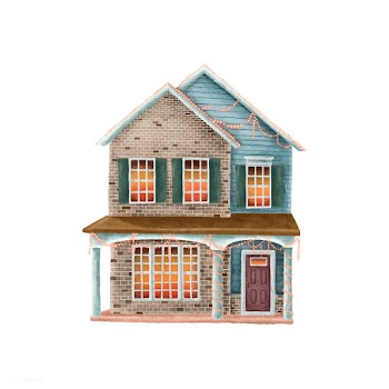 Hand drawn Halloween decorated house | Free stock vector - 469099