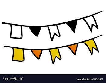 hand drawn halloween wall hanging decoration
