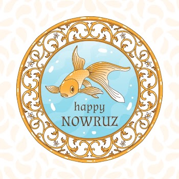 Hand-drawn happy nowruz day Free Vector