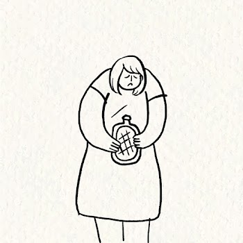 Hand drawn healthcare doodle, woman with… | Free stock illustration | High Resolution graphic