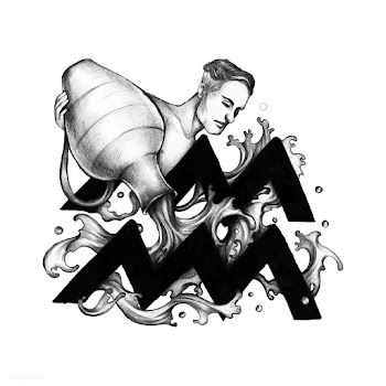 Hand drawn horoscope symbol of Aquarius illus.. | Free stock vector - 521065