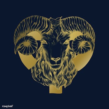 Hand drawn horoscope symbol of Aries illustra.. | Free stock vector - 521134