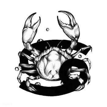 Hand drawn horoscope symbol of Cancer illustr.. | Free stock vector - 521092