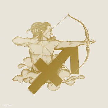 Hand drawn horoscope symbol of Sagittarius il.. | Free stock vector - 521110