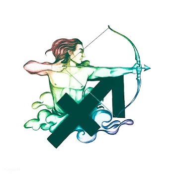 Hand drawn horoscope symbol of Sagittarius il.. | Free stock vector - 521112