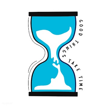 Hand drawn hourglass with good things take ti.. | Free stock vector - 472252