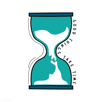 Hand drawn hourglass with good things take ti.. | Free stock vector - 472296