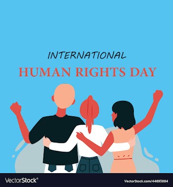 hand drawn international human rights day design