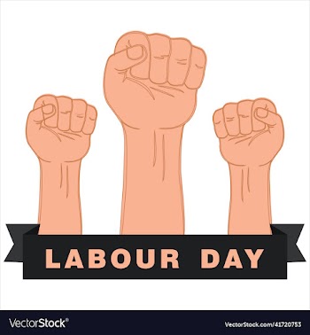 hand drawn labor day background