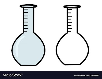hand drawn laboratory glass