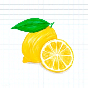 Hand drawn lemon watercolor style | Free stock vector - 393095