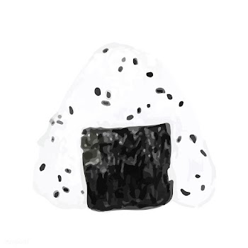 Hand drawn onigiri watercolor style | Free stock vector - 393109