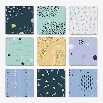 Hand drawn patterned backgrounds | Free stock vector - 579701