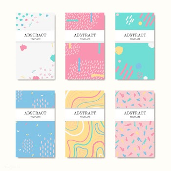 Hand drawn patterned name cards | Free stock vector - 579696