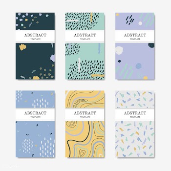 Hand drawn patterned name cards | Free stock vector - 579736