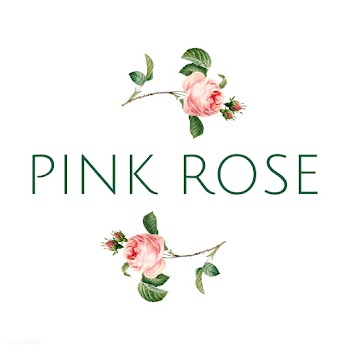 Hand drawn pink rose emblem vector | Free stock vector - 543275