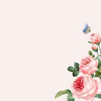 Hand drawn pink roses frame on beige backgrou.. | Free stock vector - 543295