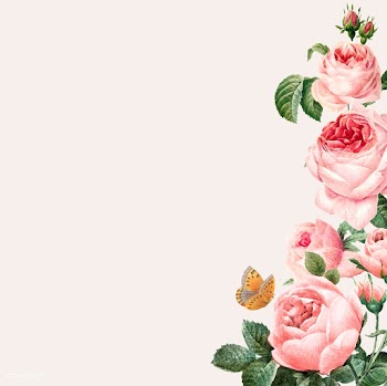 Hand drawn pink roses frame on beige backgrou.. | Free stock vector - 543314