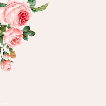 Hand drawn pink roses frame on beige backgrou.. | Free stock vector - 543328